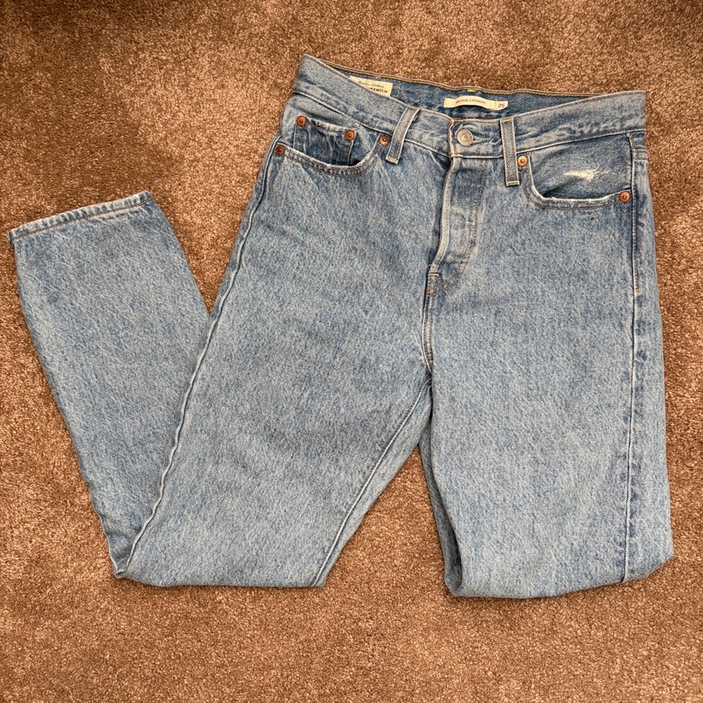 Classic High-Rise Women's Light Blue Jeans